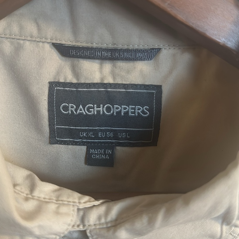Craghoppers short sleeve men’s shirt size L EUC - Picture 2 of 4
